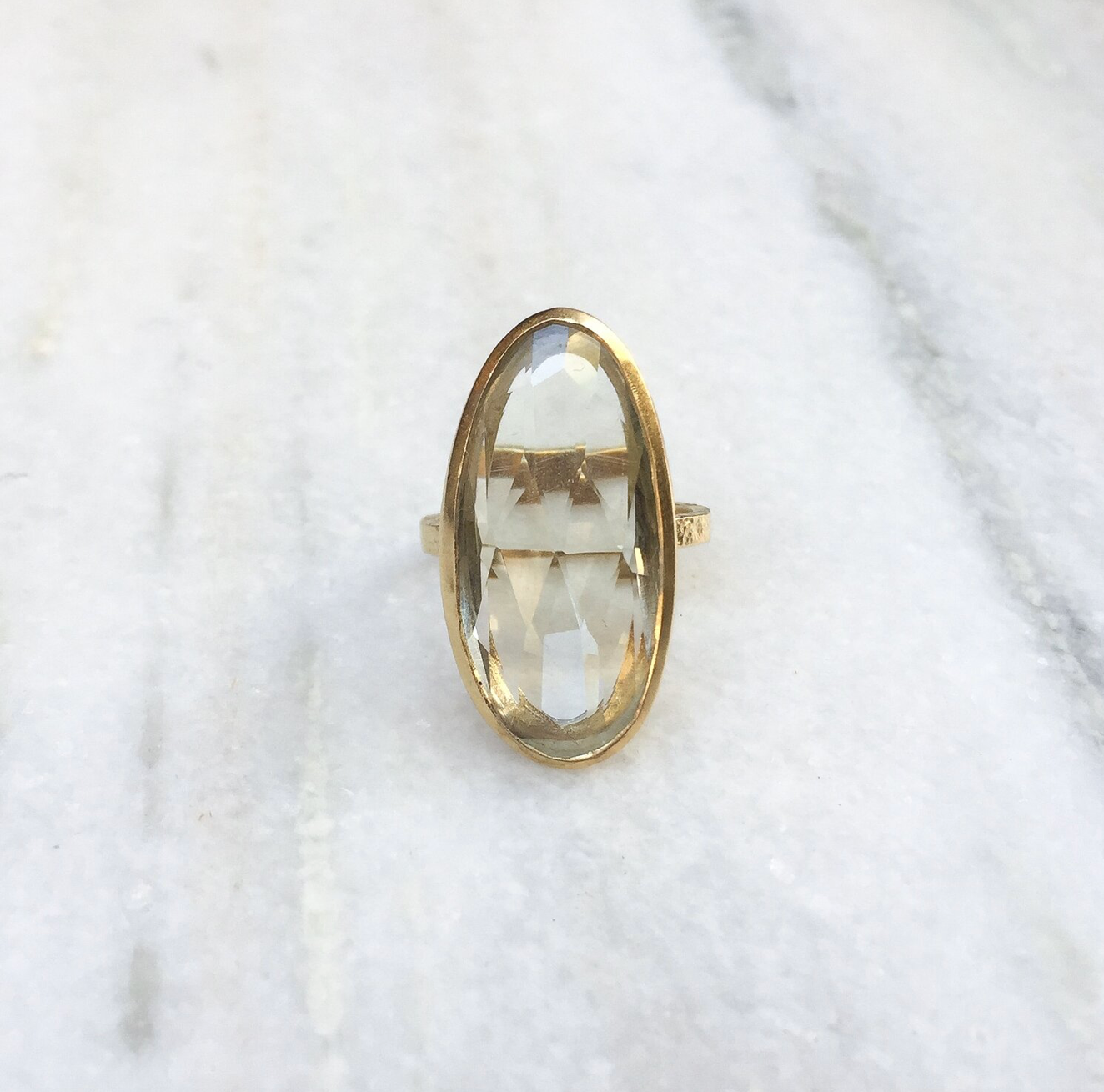 Ara Green Amethyst Ring - Big Bag 