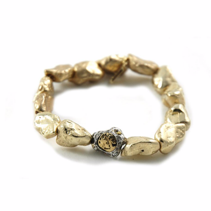 Gold Capri Nugget Bracelet