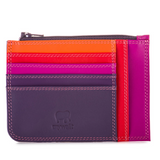 Mywalit Slim Credit Card Holder with Coin Purse in Sangria - Big Bag NY