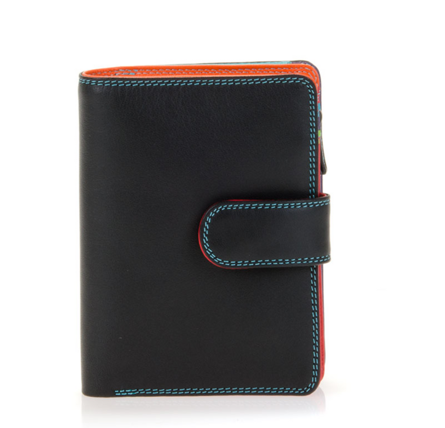 Medium Snap Wallet Black Pace