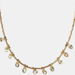 5octobre NECKLACE CITRONY - Citrine necklace Big Bag NY