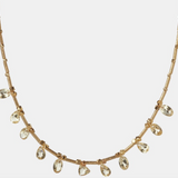 5octobre NECKLACE CITRONY - Citrine necklace Big Bag NY