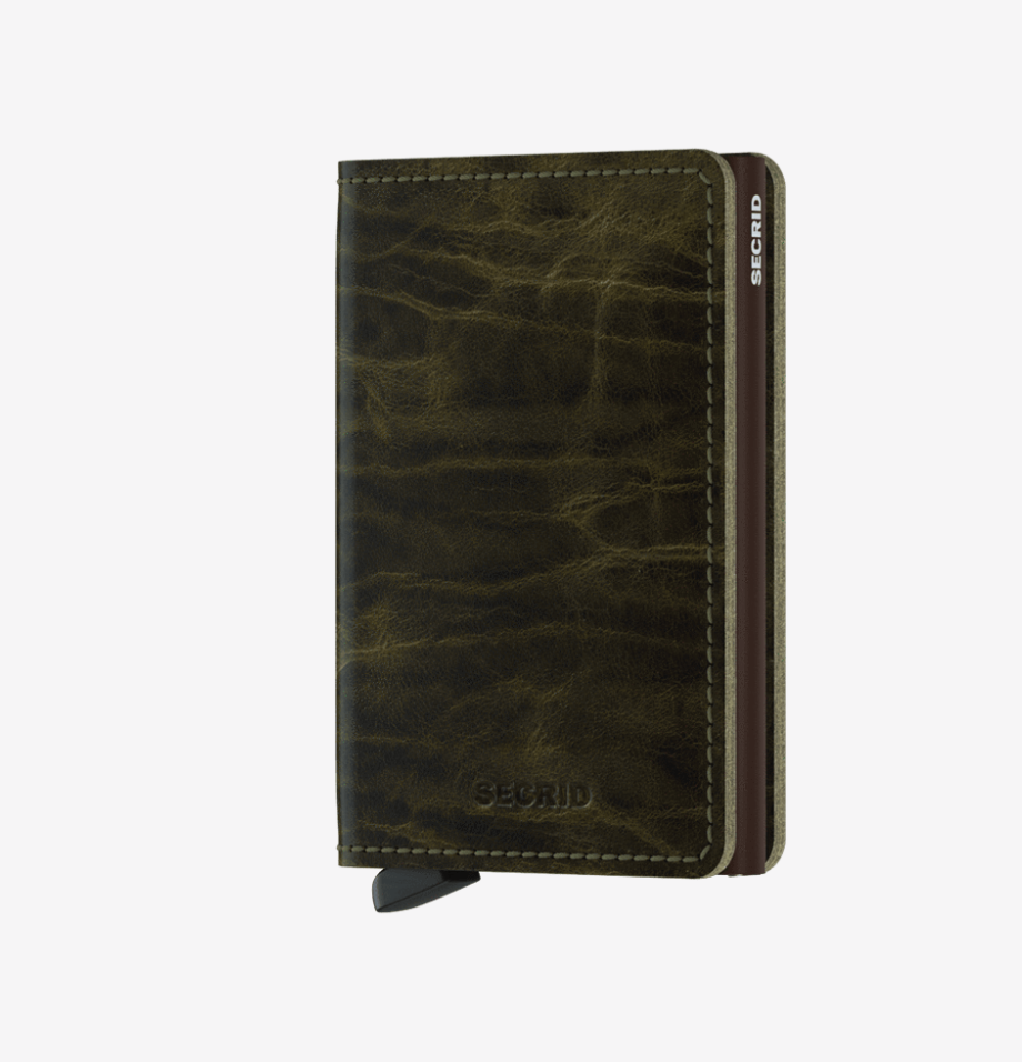 Secrid Slimwallet in Dutch Martin Olive- Big Bag NY