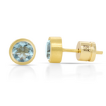 Dean Davidson Signature Small Knockout Studs Blue Topaz - Big Bag NY
