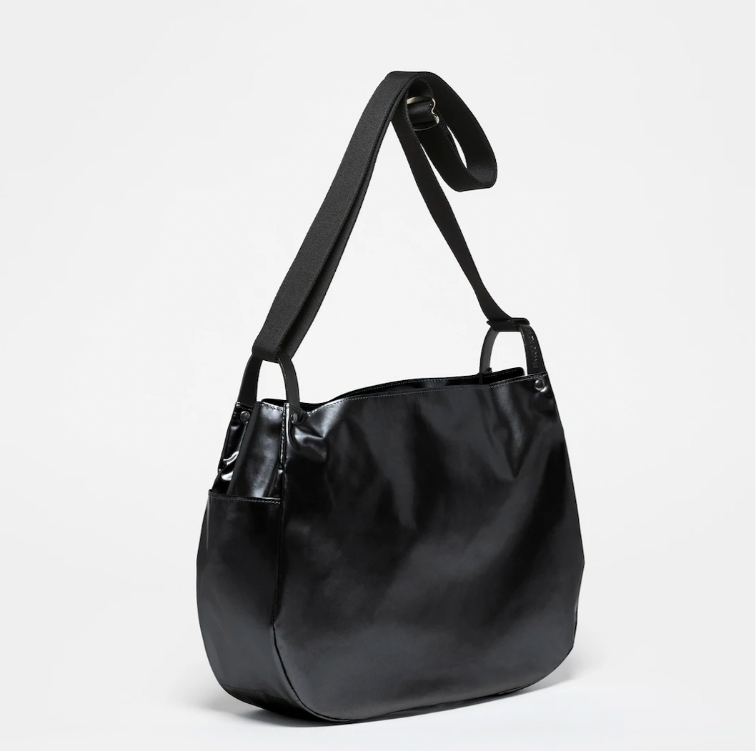 Jack Gomme Mael Medium Crossbody Bag Lightweight Waterproof in Noir Black - Big Bag NY 