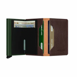 Secrid Slim Wallet in Vegetable Tanned Leather in Espresso Big Bag NY