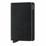 Secrid Slim Wallet in Vegetable Tanned Leather in Black Big Bag NY
