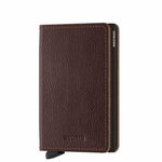 Secrid Slim Wallet in Vegetable Tanned Leather in Espresso Big Bag NY