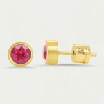 Dean Davidson Signature Small Knockout Studs Cranberry QUartz - Big Bag NY
