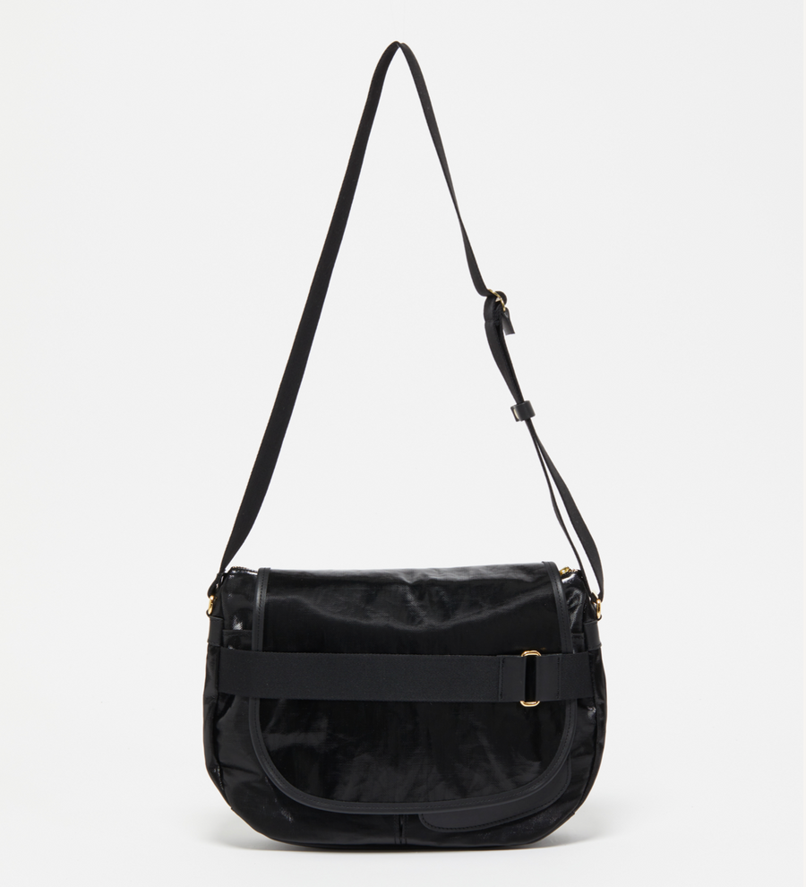 Jack Gomme Atelier Lin GABY messenger bag in Noir Black - Big Bag NY