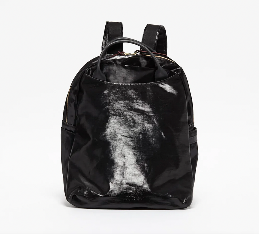 Jack Gomme Lami Linen Premium Light Backpack Noir Black 1- Big Bag NY
