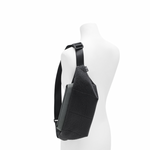 In-Zu Wallaby Crossbody Sling in Black Matte Quilt - Big Bag NY