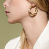 Naya Hoop Earrings by LM Bijoux Paris - Big Bag NY