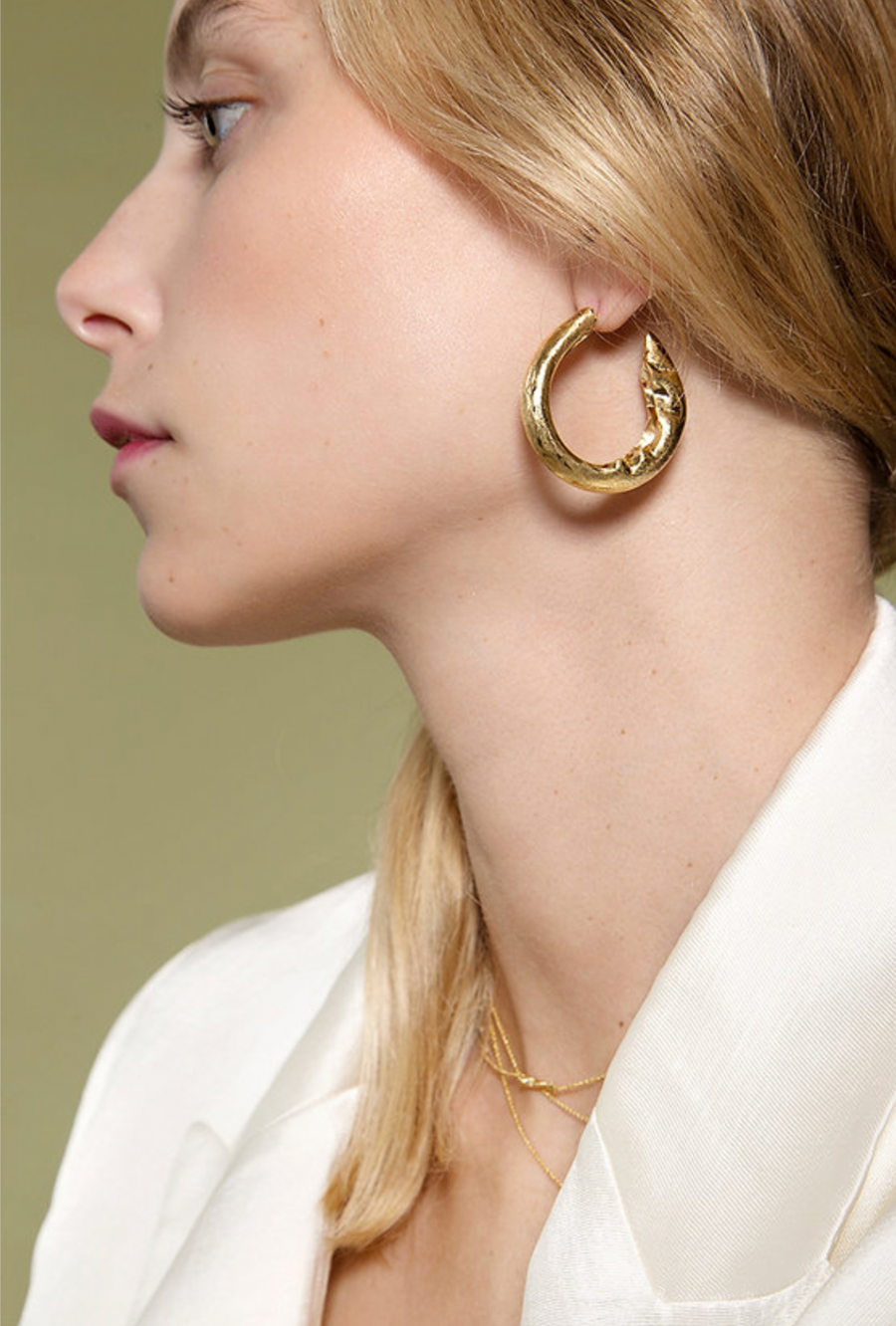 Naya Hoop Earrings by LM Bijoux Paris - Big Bag NY