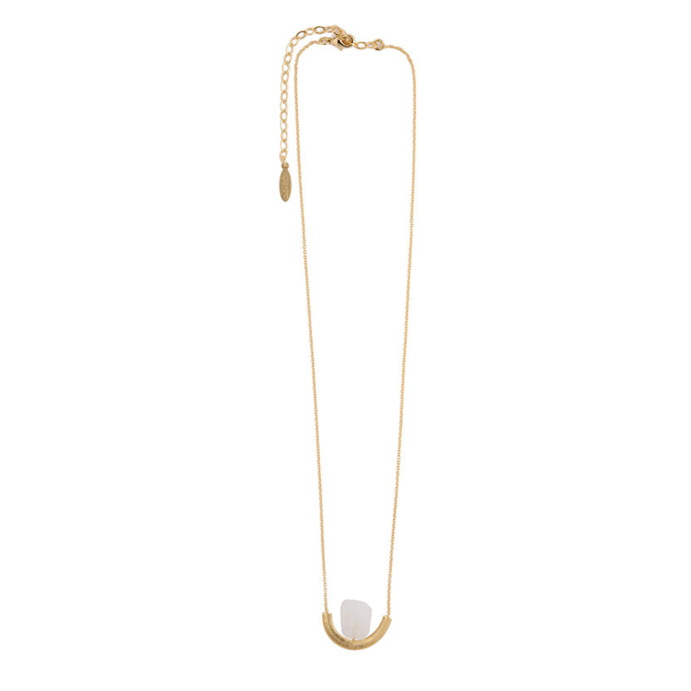 LM Bijoux Thais Necklace in White - Big Bag NY