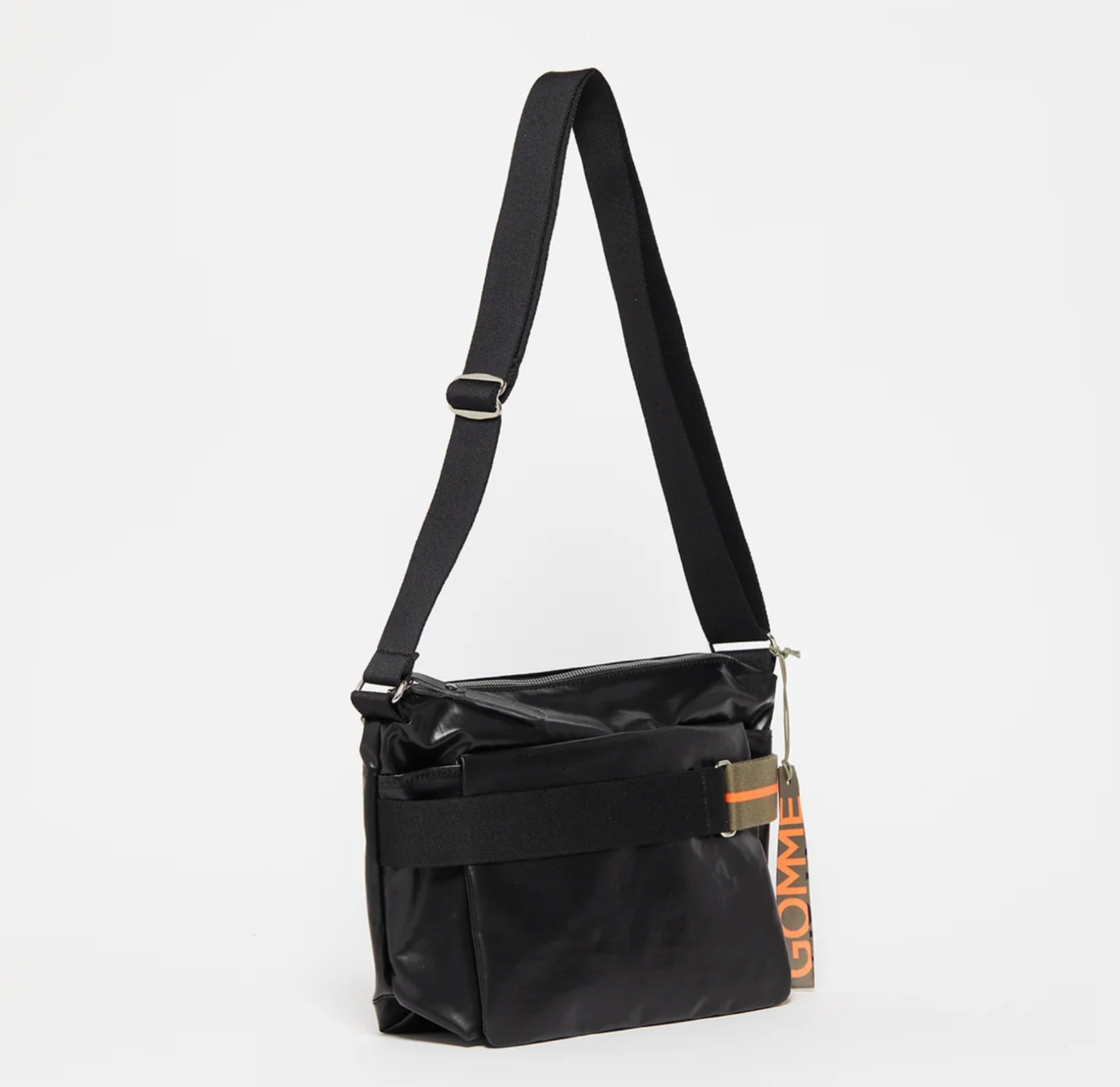  Jack Gomme Escape RIGA crossbody in Noir Black - Big Bag NY