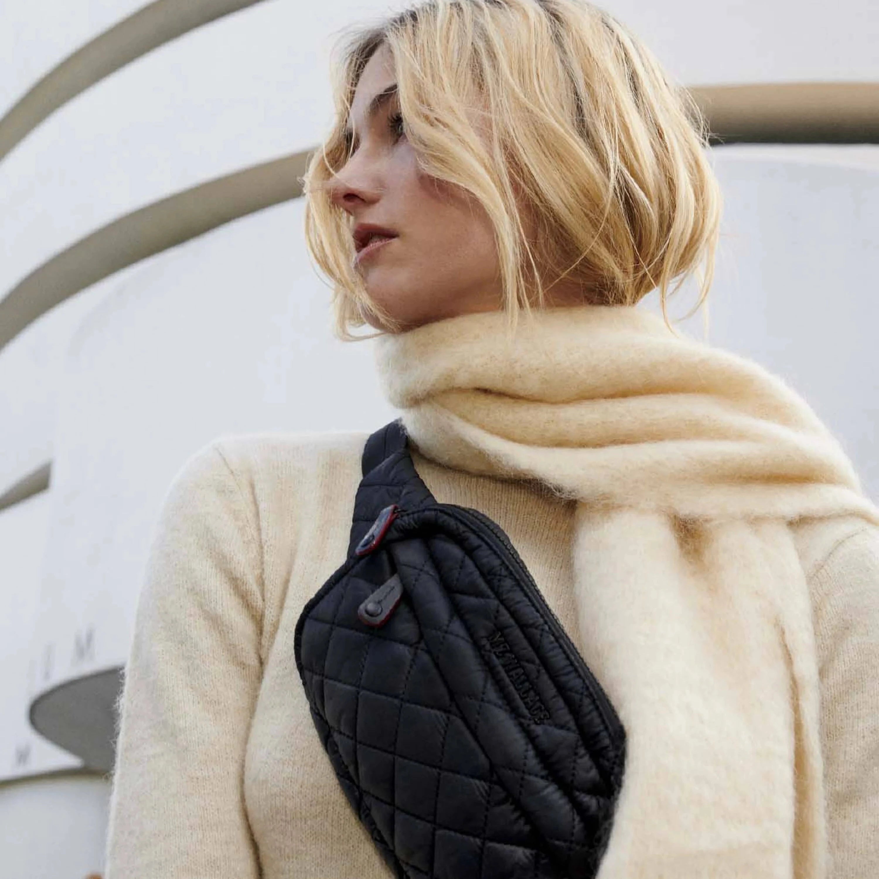 MZ Wallace Metro Belt Bag Black - Big Bag NY