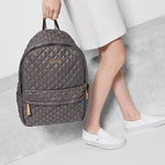 MZ Wallace Metro Backpack Deluxe Magnet Black Big Bag NY Upper West Side Manhattan Bag Store NYC  Edit alt text