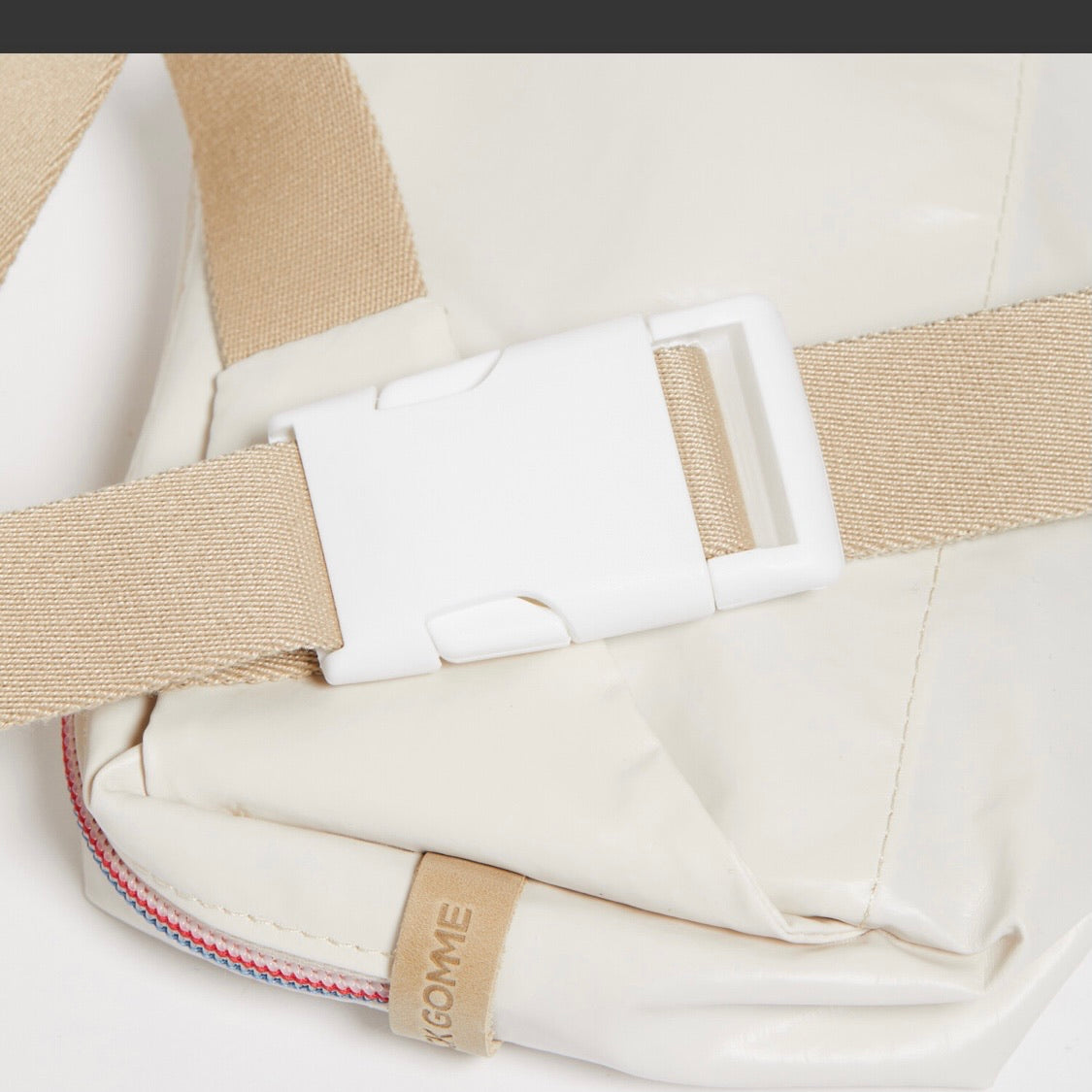 Jack Gomme Original Light Bloom Waistpack BANANE BLOOM LIGHT TRICOLOR ecru beige - Big Bag NY