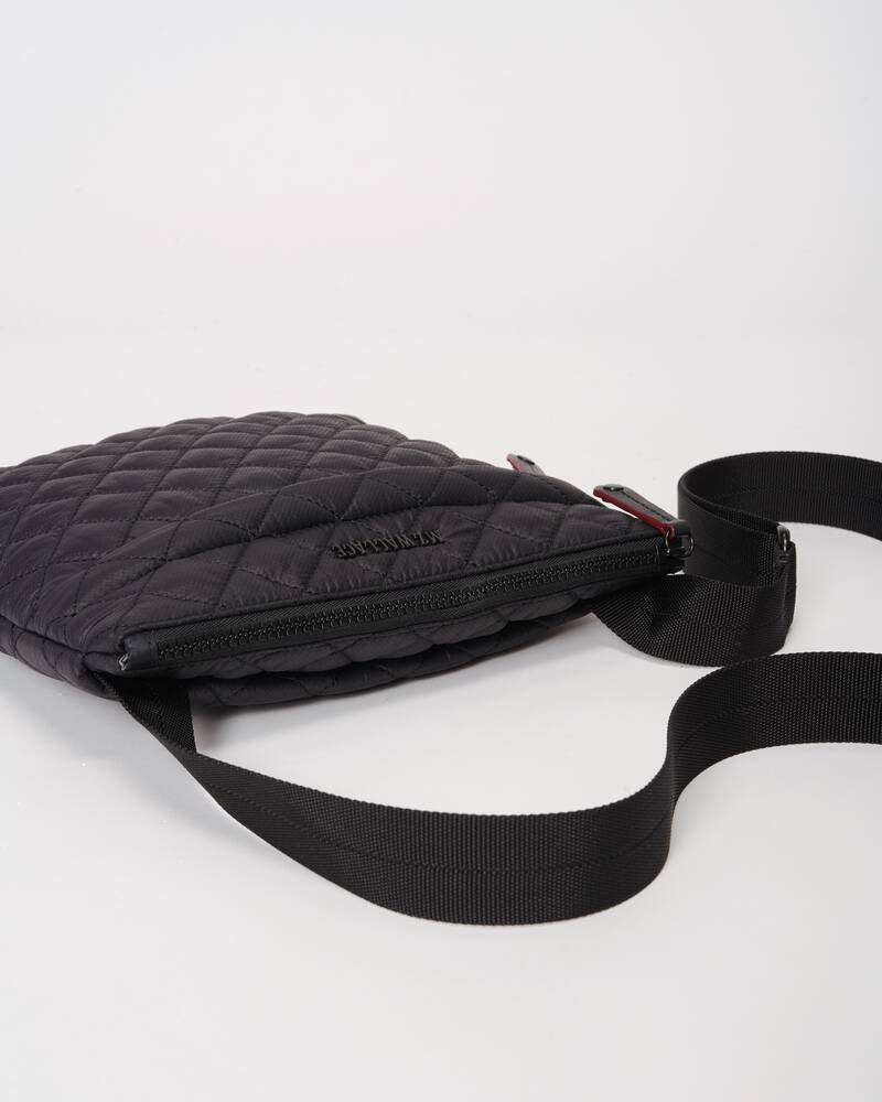 MZ Wallace Metro Flat Crossbody Black- Big Bag NY