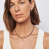 Garnet and Double Layer Necklace