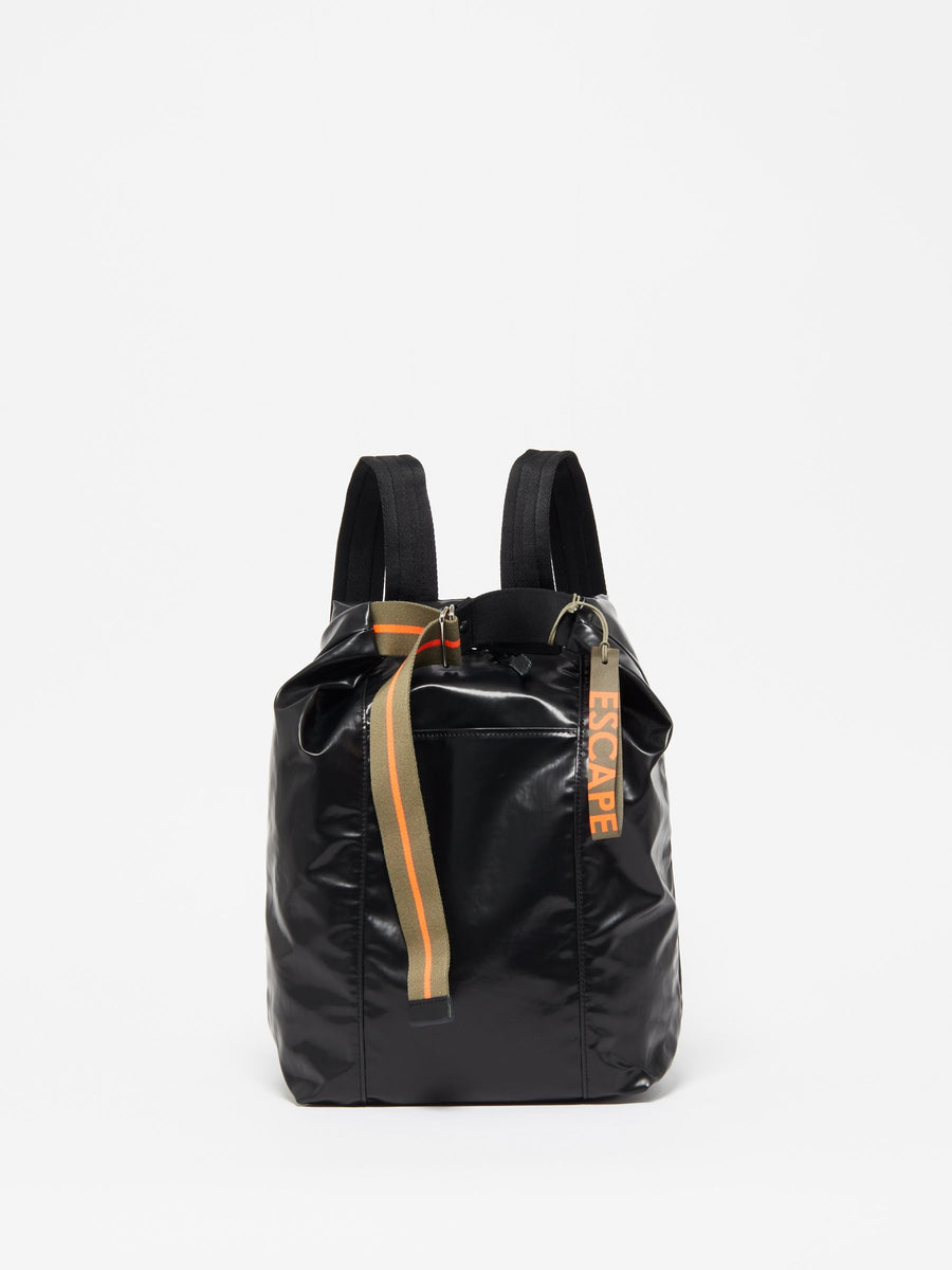 Jack Gomme Escape Line LILLE Backpack Noir Black - Big Bag NY