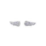 Angel Wing Diamond Earrings