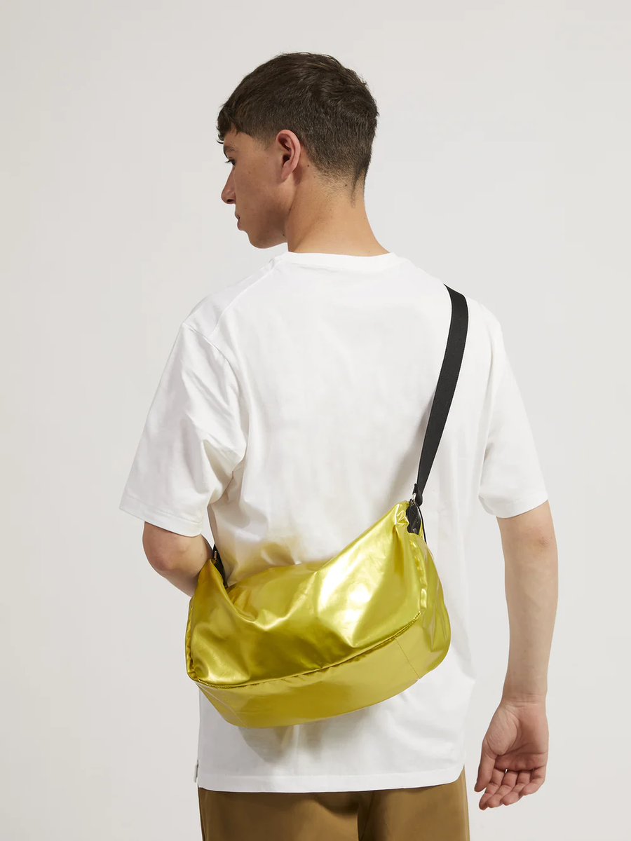  Jack Gomme Light Liris Crossbody Big Bag NY Made in France Waterproof Bags Lightweight Weatherproof materials with fully adjustable strap Upper West Side Bag store Color Citron yellow