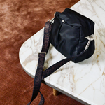 Brontibay Baia Satin Nylon Crossbody Bag BLack - Big Bag NY