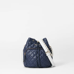 MZ Wallace Dawn White Crosby Drawstring Bucket Bag - Big Bag NY