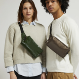 Jack Gomme Premium Coated Linen Bloom Bum Bag Banana Bag Belt Bag Color - Big Bag NY  Edit alt text