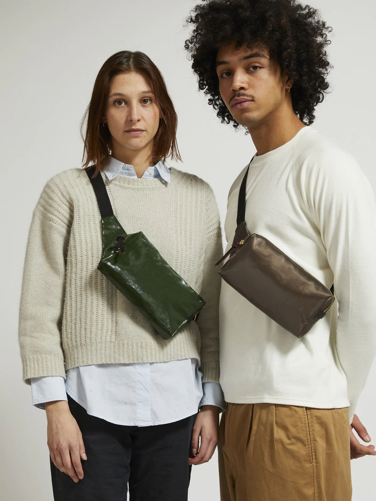 Jack Gomme Premium Coated Linen Bloom Bum Bag Banana Bag Belt Bag Color - Big Bag NY  Edit alt text