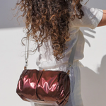 Brontibay Mamamia Glam Medium Crossbody Brick Red- Big Bag NY