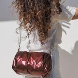 Brontibay Mamamia Glam Medium Crossbody Brick Red- Big Bag NY
