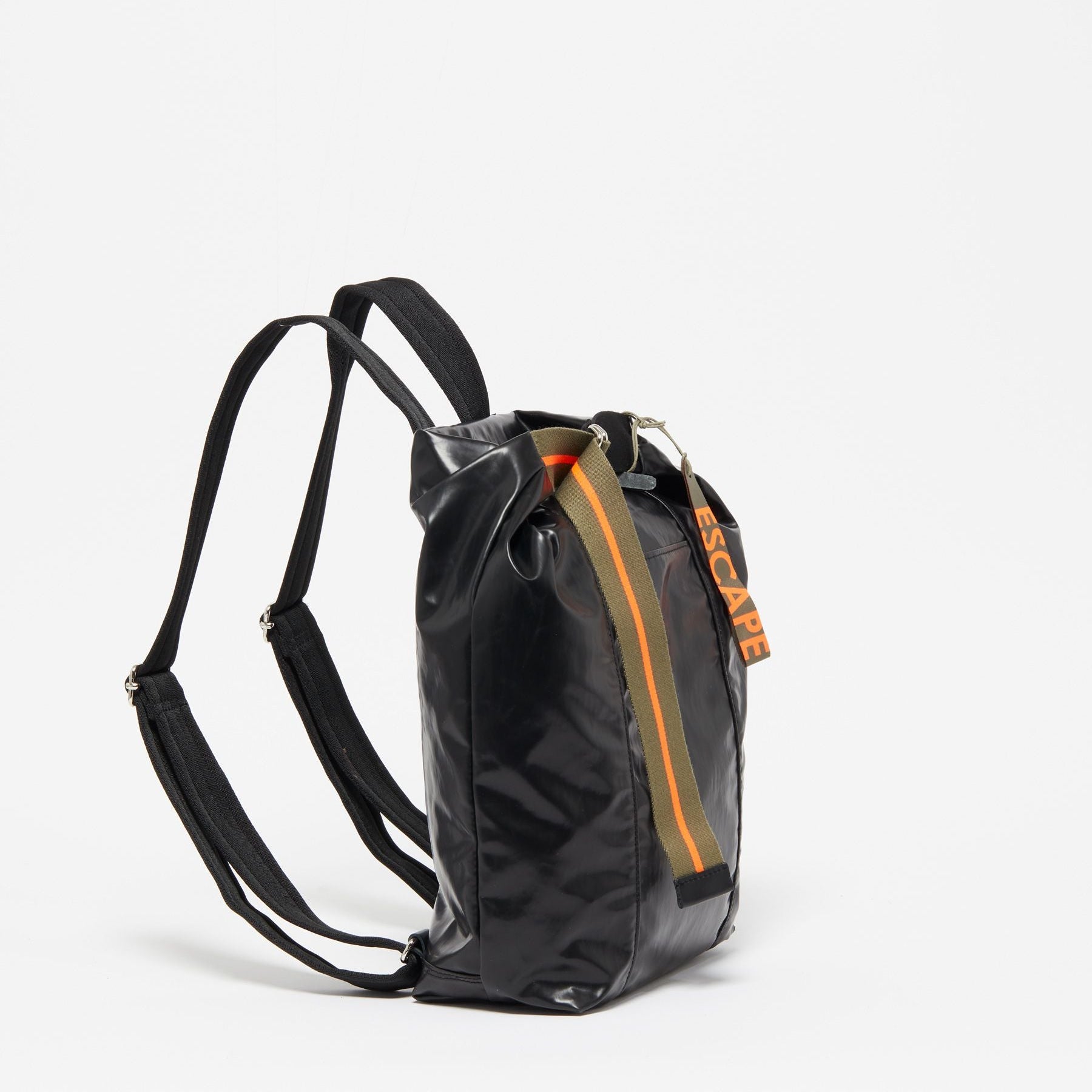 Jack Gomme Escape Line LILLE Backpack Noir Black - Big Bag NY