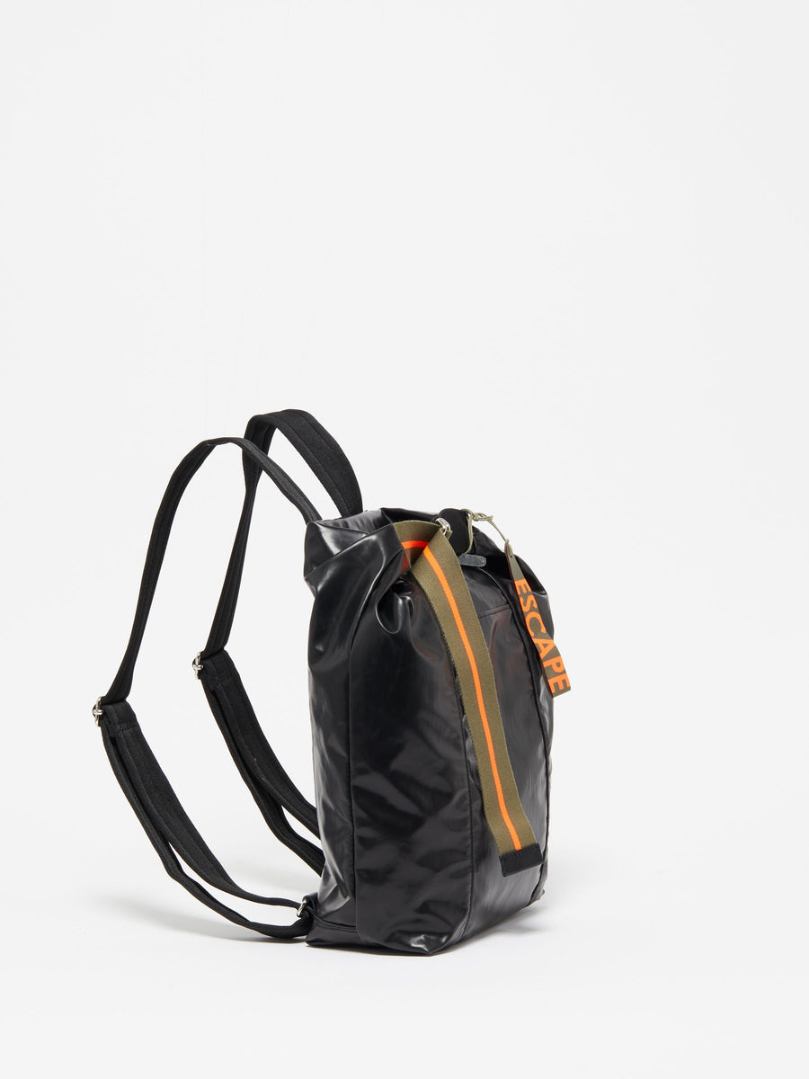 Jack Gomme Escape Line LILLE Backpack Noir Black - Big Bag NY