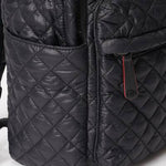 MZ Wallace Metro Backpack Deluxe Magnet Black Big Bag NY Upper West Side Manhattan Bag Store NYC  Edit alt text