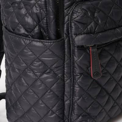 MZ Wallace Metro Backpack Deluxe Magnet Black Big Bag NY Upper West Side Manhattan Bag Store NYC  Edit alt text