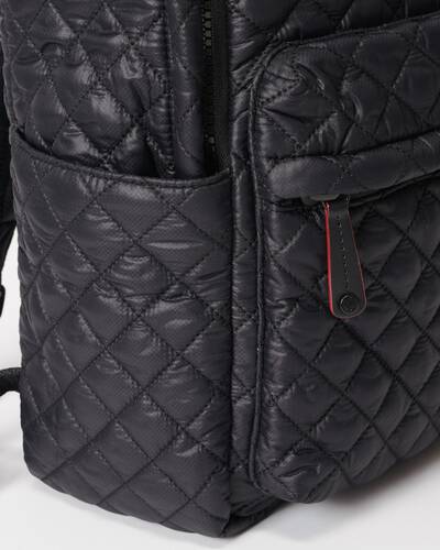 MZ Wallace Metro Backpack Deluxe Magnet Black Big Bag NY Upper West Side Manhattan Bag Store NYC  Edit alt text