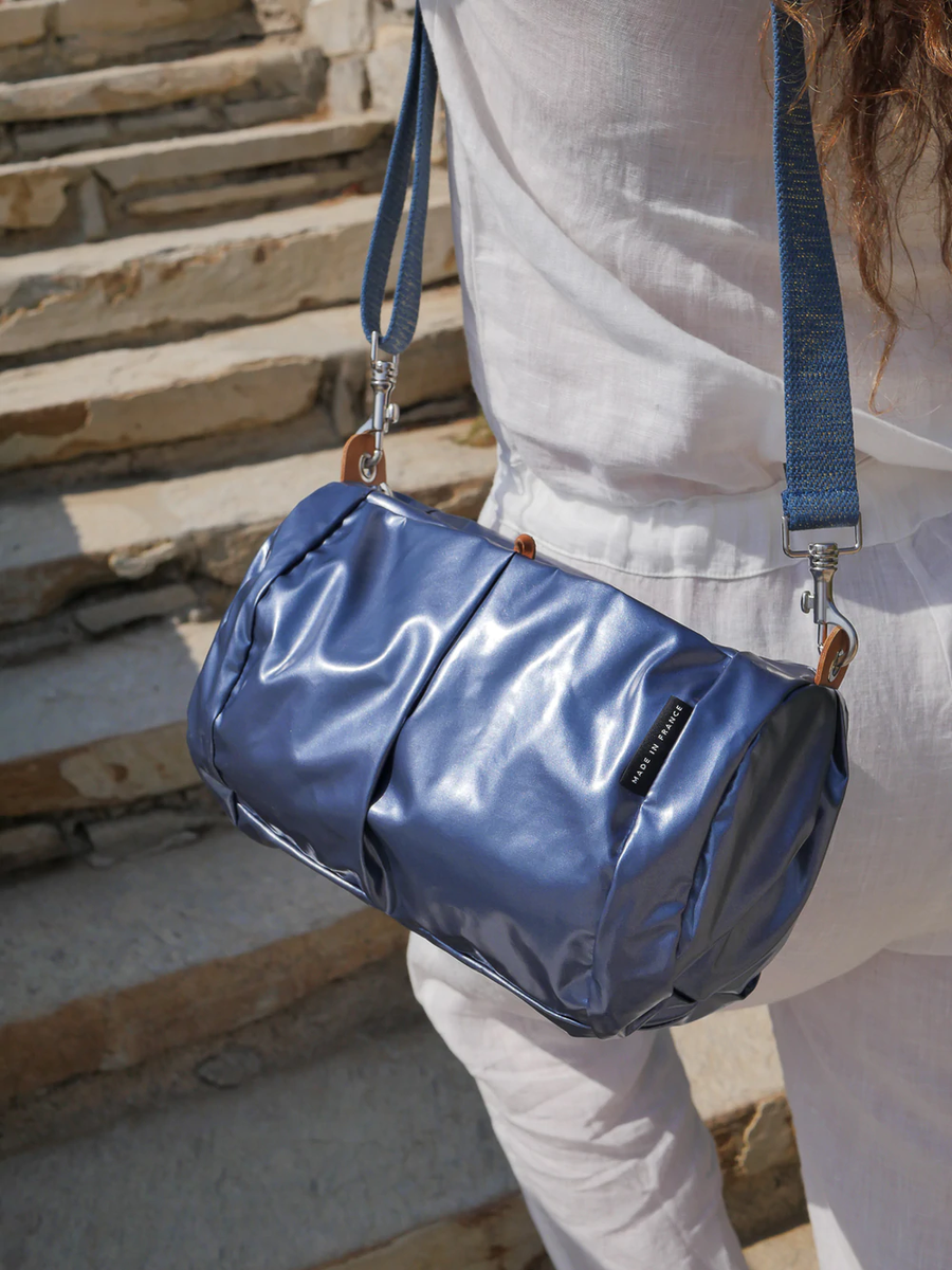 Brontibay Mamamia Glam Medium Crossbody Venetian Blue - Big Bag NY