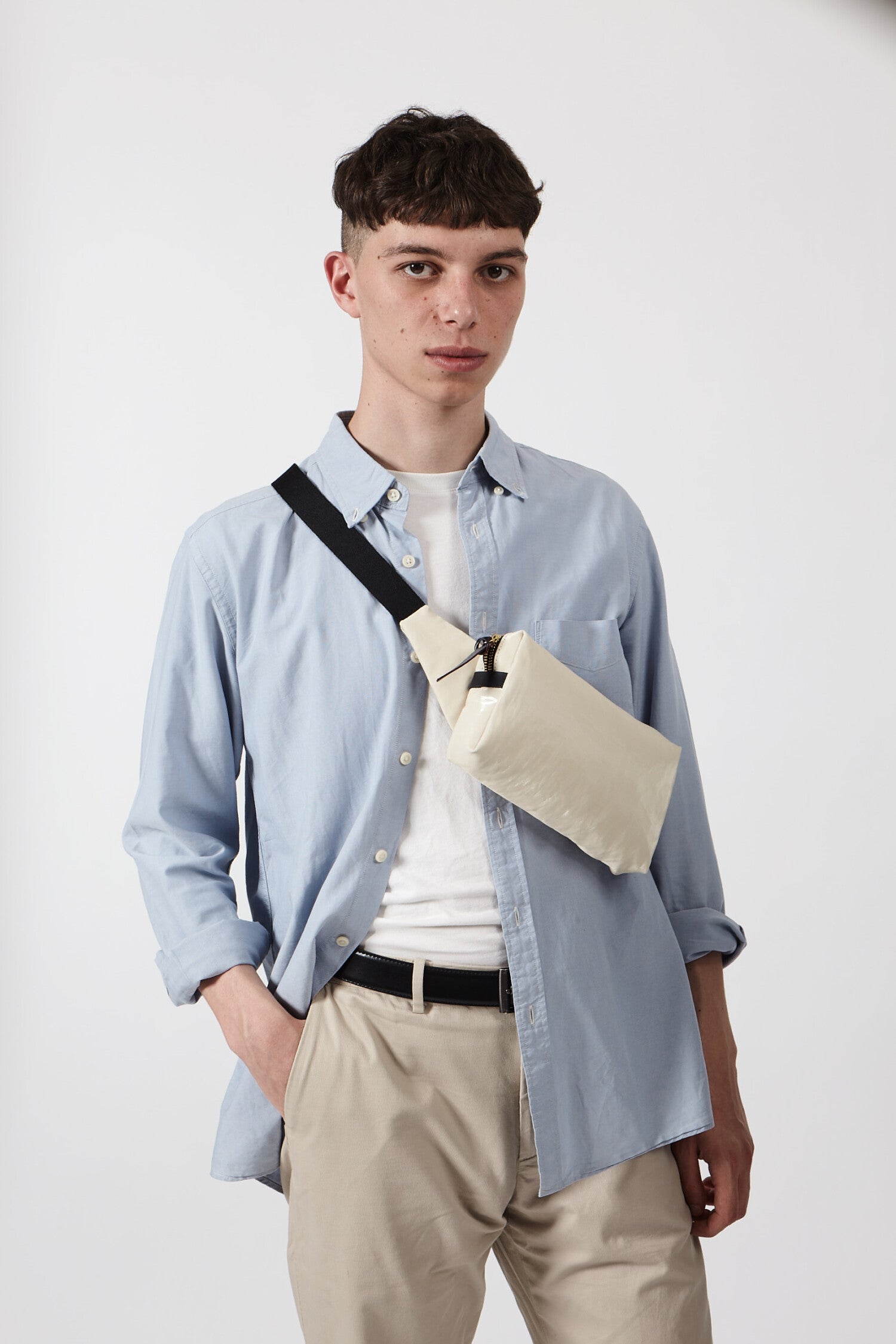 JACK GOMME BUM BAG BLOOM LINEN COATED E22