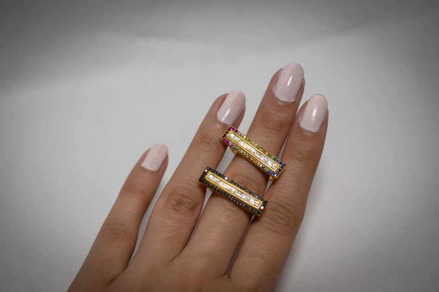 Michelle Black Diamond Ring