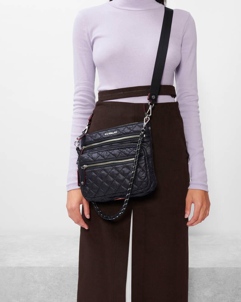 MZ Wallace Downtown Crosby Black - Big Bag NYC