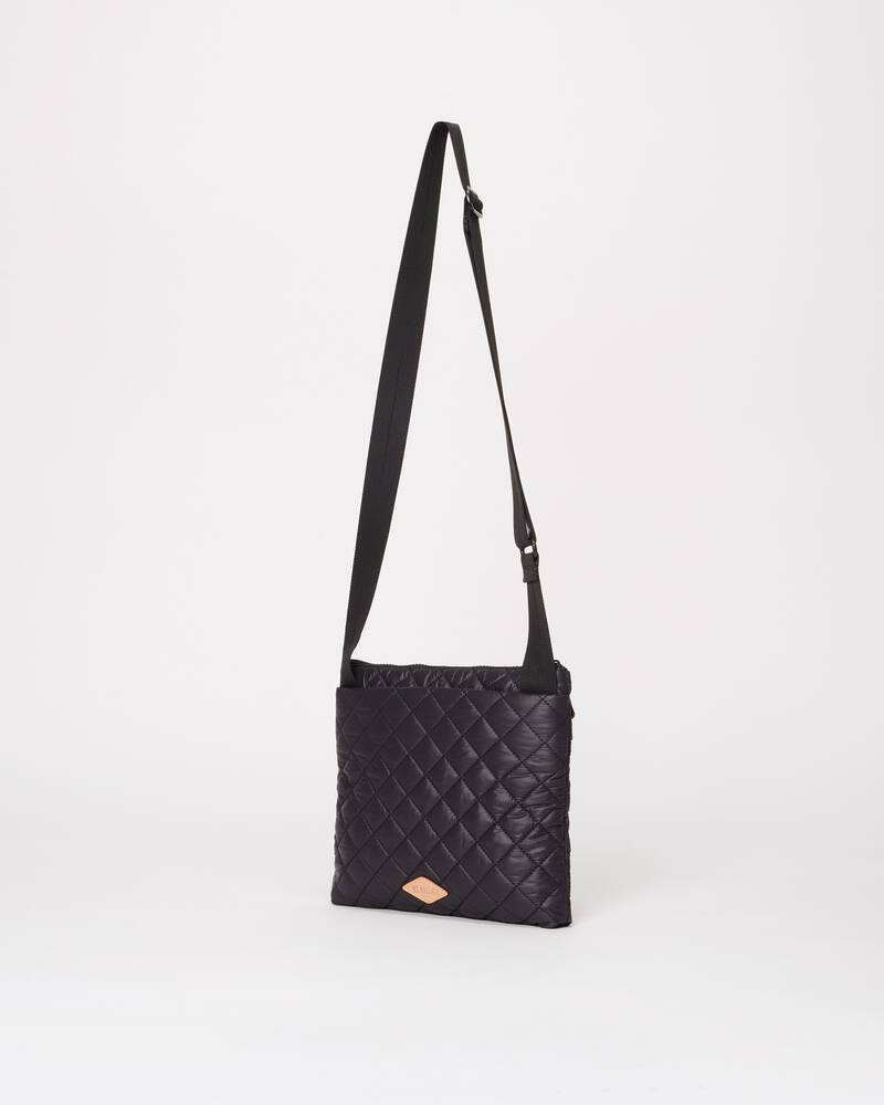 MZ Wallace Metro Flat Crossbody Black- Big Bag NY