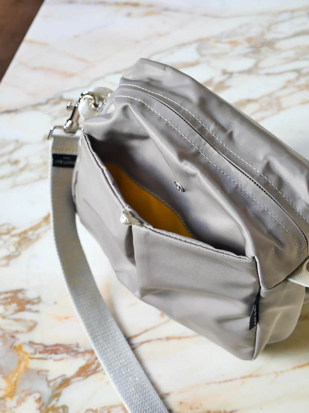 Brontibay Baia Satin Nylon Crossbody Bag Wolfback - Big Bag NY