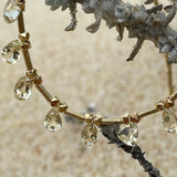 5octobre NECKLACE CITRONY - Citrine necklace Big Bag NY
