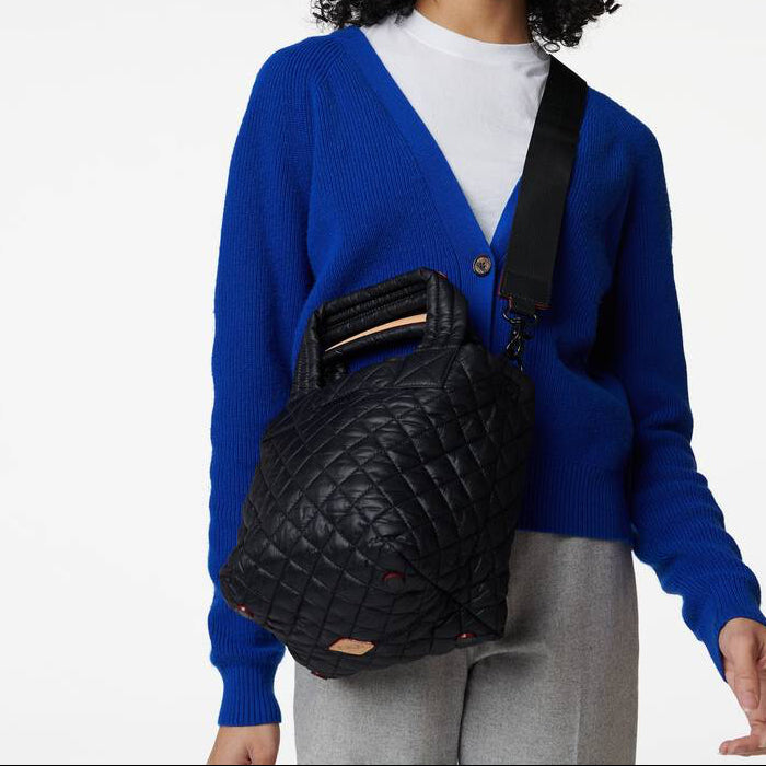 MZ Wallace Black Mini Metro Tote Deluxe - Big Bag NY Black Rec