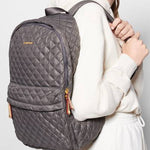 MZ Wallace Metro Backpack Deluxe Magnet Black Big Bag NY Upper West Side Manhattan Bag Store NYC  Edit alt text