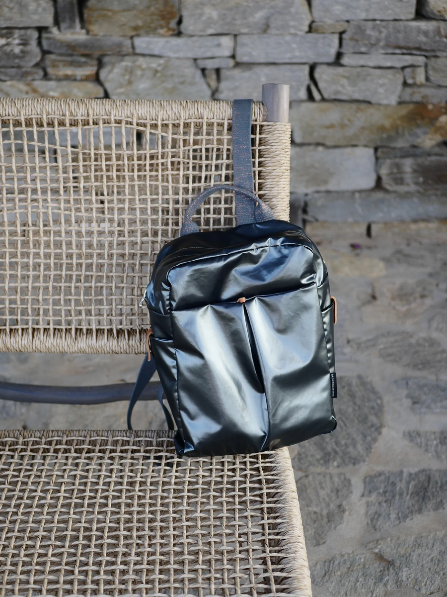 Brontibay Flashback Glam Backpack Mineral Grey - Big Bag NY