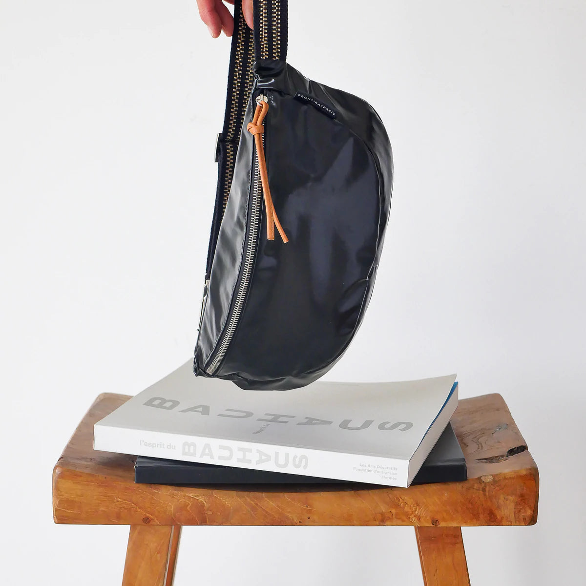 Brontibay Sakari Glam Belt Bag Fanny pack Bum Bag Noir Black - Big Bag NY